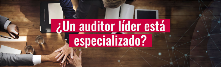 ¿Un auditor líder está especializado?