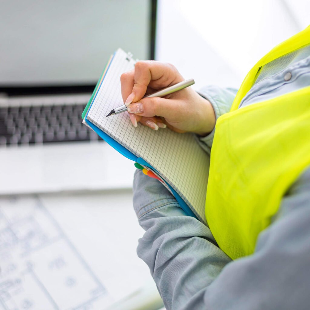Mujer ingeniero documentando procesos | Imagen desde freepik, por freepik